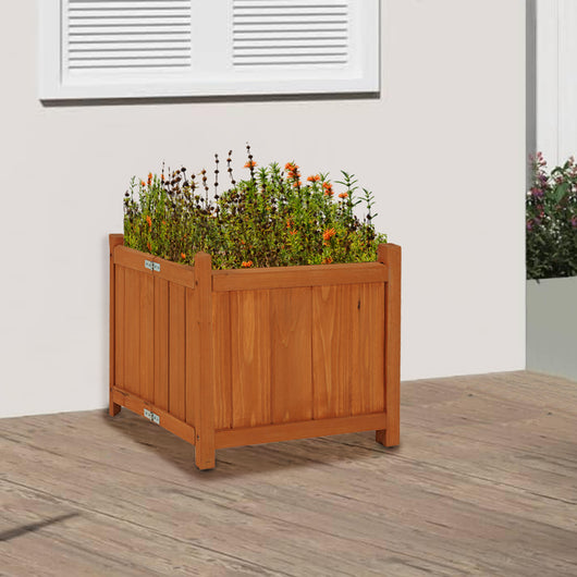 Fioriera Legno Pieghevole Vaso Fiori Piante Giardino Salvaspazio 38x38x35cm