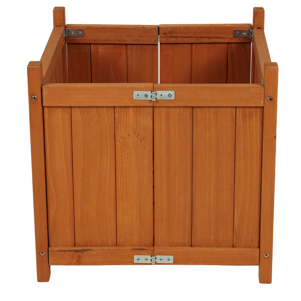 Fioriera Legno Pieghevole Vaso Fiori Piante Giardino Salvaspazio 38x38x35cm