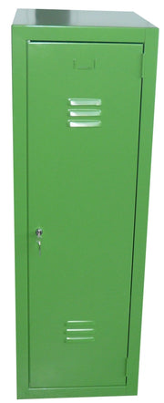 Armadietto spogliatoio in lamiera verniciata sp. 8/10 ad 1 posto con 1 ripiano regolabile in altezza cm. 40x50x120h
