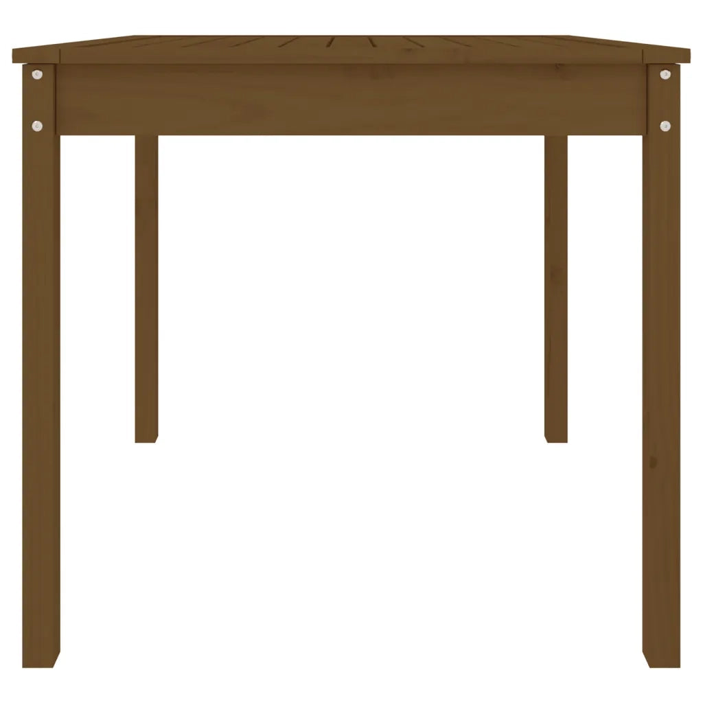 Tavolo da Giardino Ambra 82,5x82,5x76 cm Legno Massello di Pino