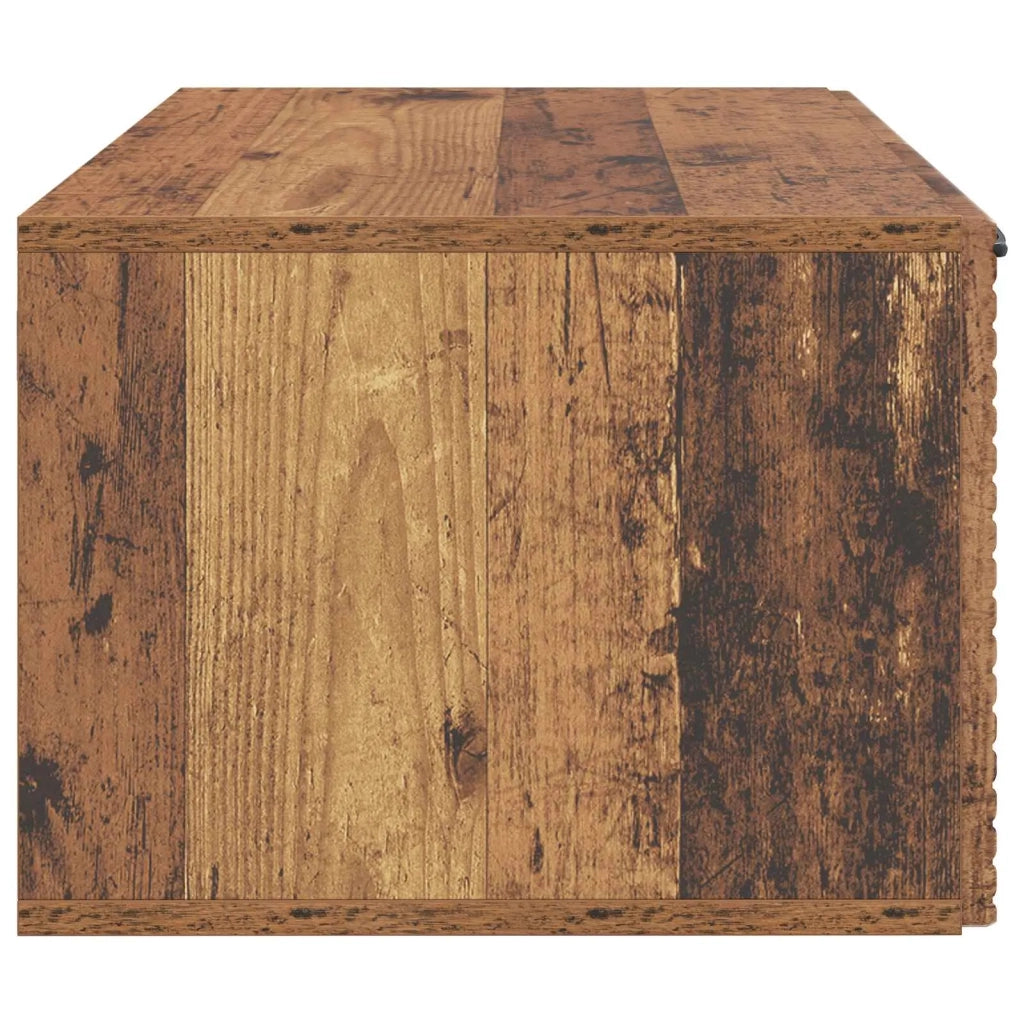 Mobile Porta TV da Muro Legno antico 59,5 x 41 x 30 cm