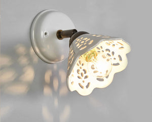 VOLTERRA Mini Applique Spot Orientabile Ceramica Rustica Country