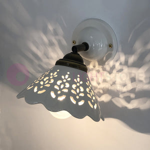 VOLTERRA Applique Spot Orientabile Ceramica Rustica Country