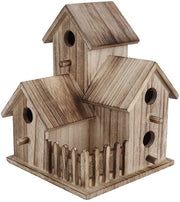 Casa per Uccelli in Legno di Piombo - Casa per Uccelli - Casa per Uccelli in Piedi - Casa per Uccelli per Esterno - Casa per Uccelli Decorativa - Dimensioni 20,5x15,5x15,5cm - Cassetto per Nido