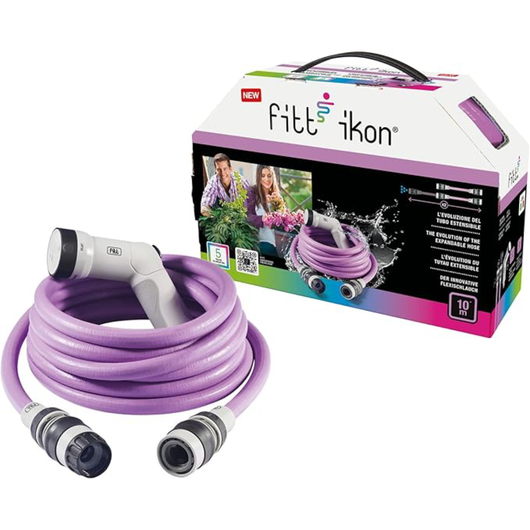 KIT IKON TUBO ESTENSIBILE 1/2 ROTOLO 10 MT. COLOR LAVANDA