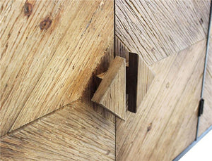 MOBILE DEREK CON 3 ANTE E UN RIPIANO IN LEGNO 147 X 44 X H85 CM OKX