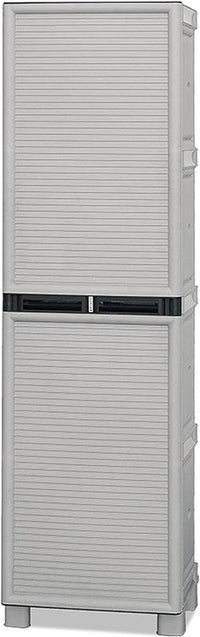 ARMADIO PORTASCOPE IN POLIPROPILENE 1 ANTA E 3 RIPIANI 50 X 39 X H172 CM