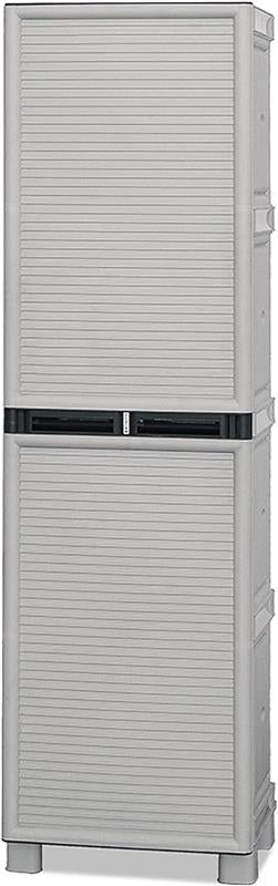 ARMADIO PORTASCOPE IN POLIPROPILENE 1 ANTA E 3 RIPIANI 50 X 39 X H172 CM