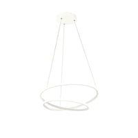 Lampada pendente Modern in Alluminio Nola Bianco