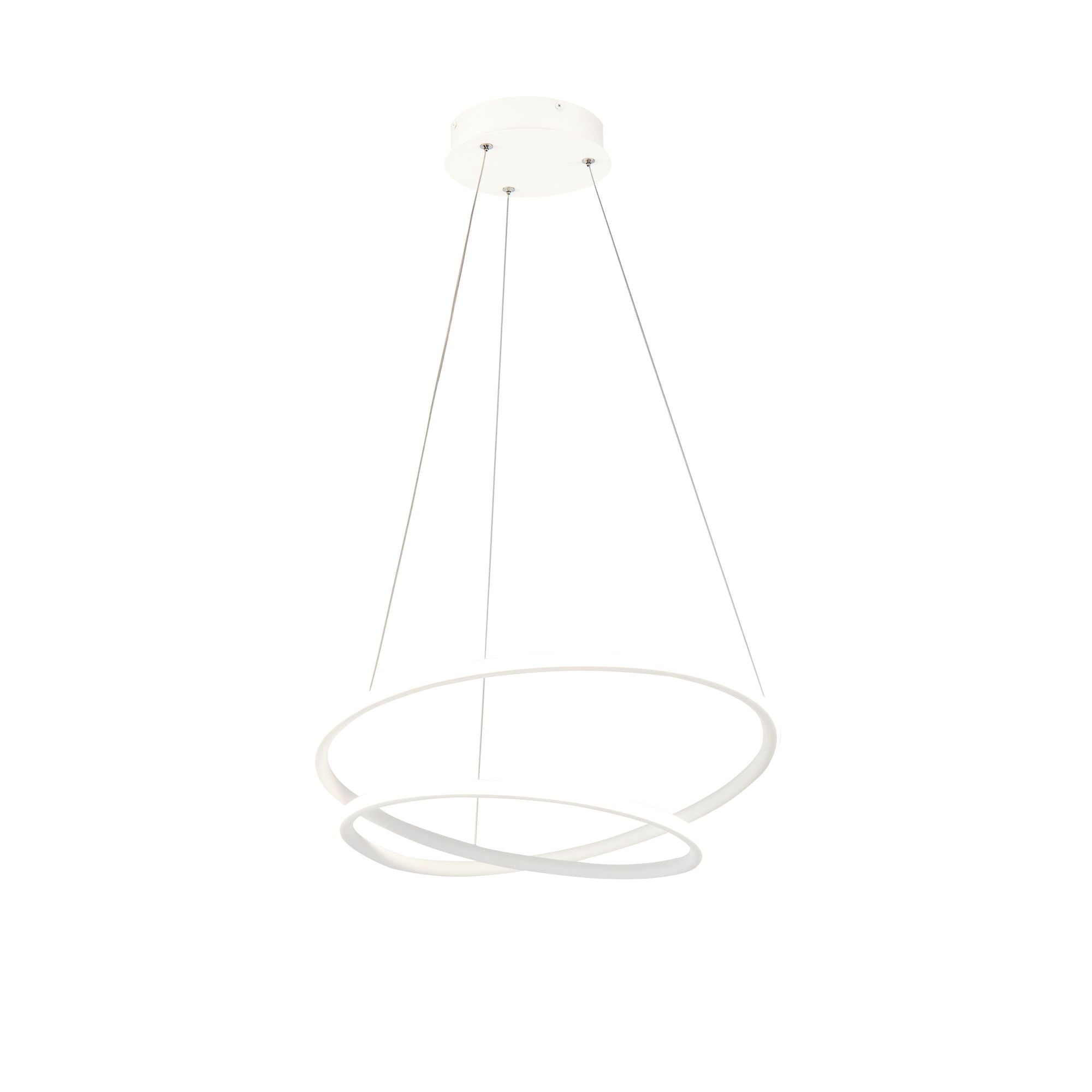 Lampada pendente Modern in Alluminio Nola Bianco
