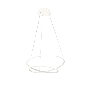 Lampada pendente Modern in Alluminio Nola Bianco