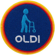 Pannolino con punti ricamati Oldi Senior Edizione - 7,4 x 7,4 cm