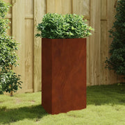 Fioriera da Giardino 50x43x75 cm in Acciaio Cortencod mxl 82757