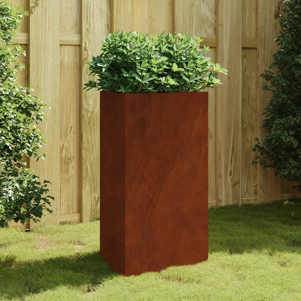 Fioriera da Giardino 50x43x75 cm in Acciaio Cortencod mxl 82757