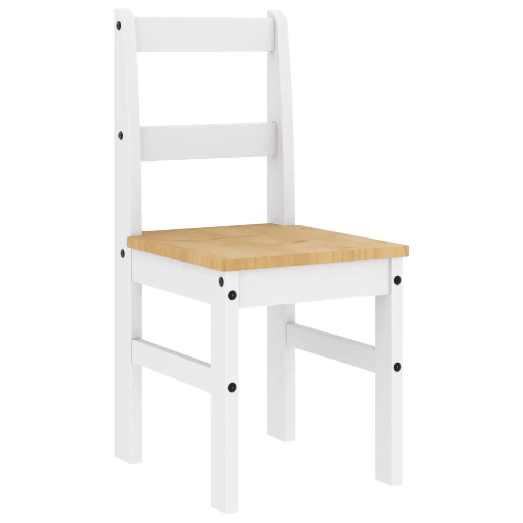Sedie da Pranzo 2 pz | Sedie da cucina PANAMA 105x30x45 cm Legno Massello Pino