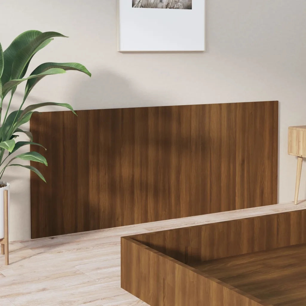 Testiera Letto Rovere Marrone 200x1,5x80 cm Legno Multistrato 816978