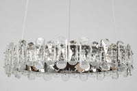 Plafoniera Led In Cristallo App1041-cp + Telecomando