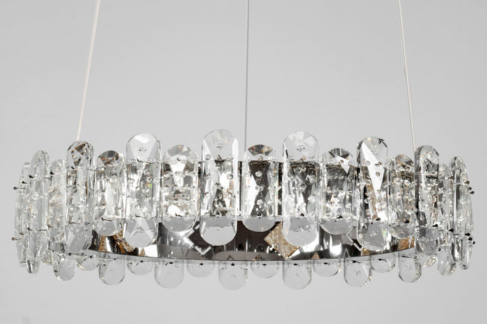 Plafoniera Led In Cristallo App1041-cp + Telecomando