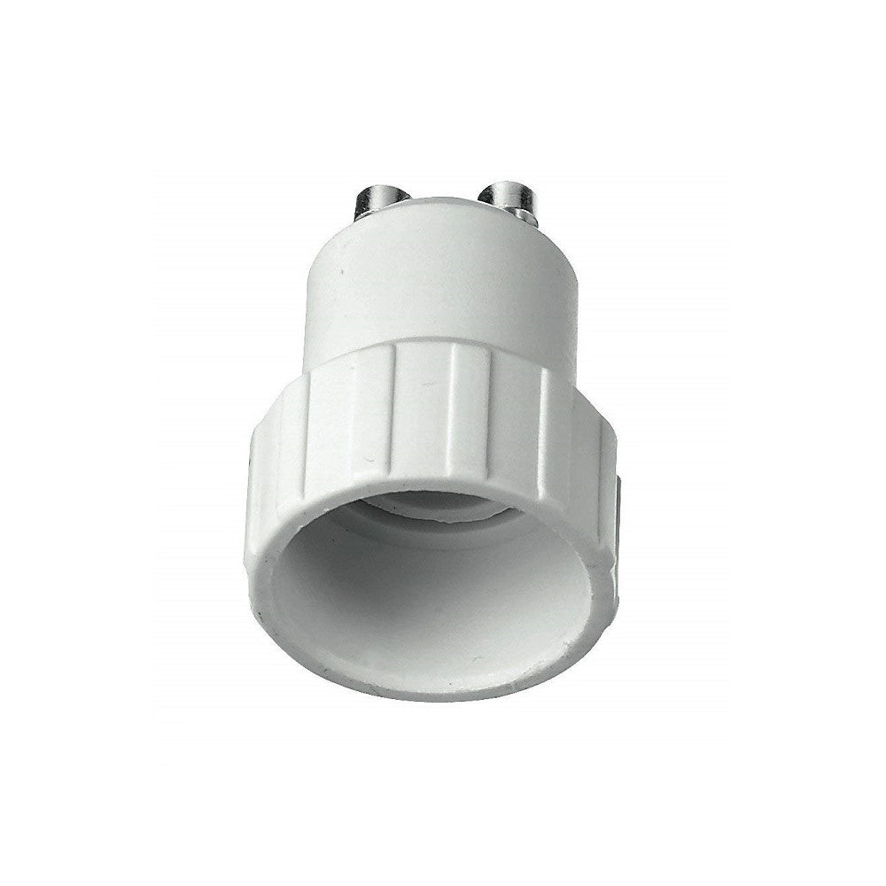 Trade Shop - Adattatore Convertitore Porta Lampade Da Gu10 A E14 Per Lampadina Spinotto Attacco A Vite -