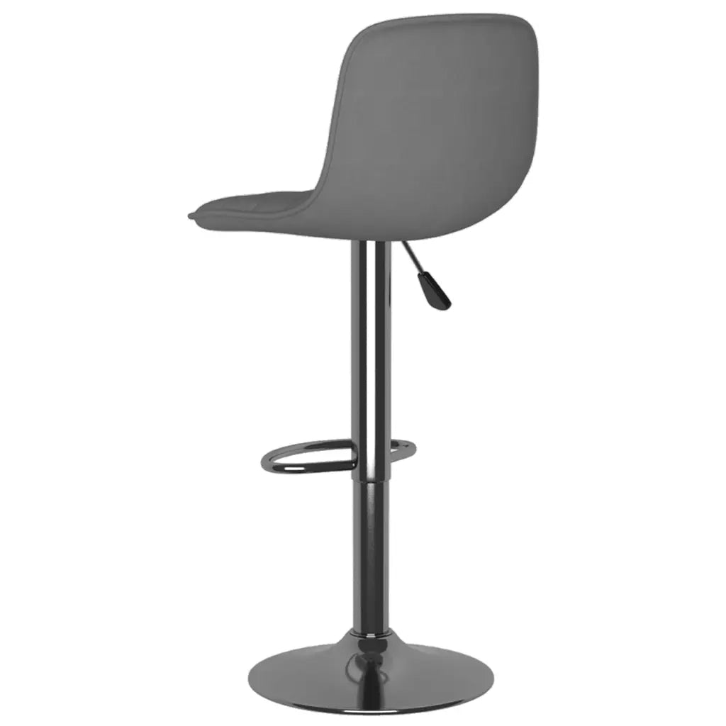Sgabelli da Bar 2 pz Grigio Chiaro in Tessuto 333945