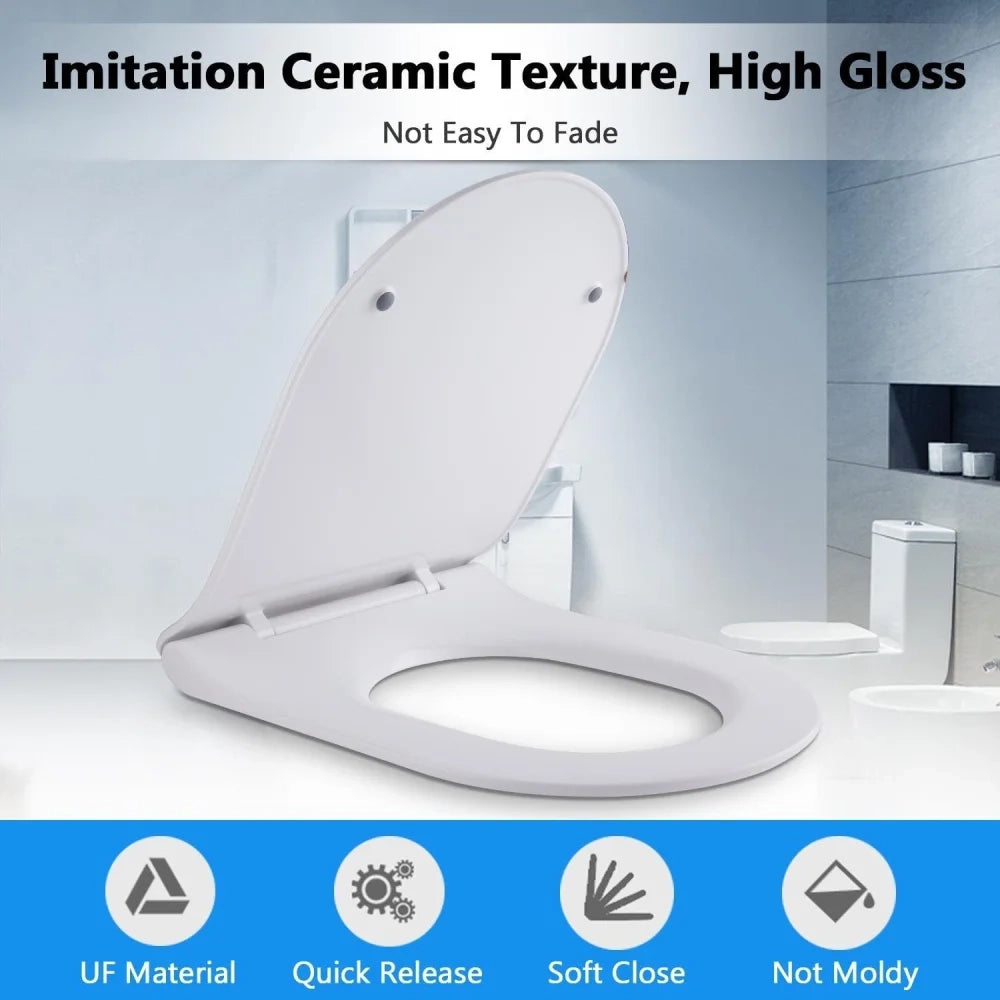 Aimado sedile wc con chiusura morbida, modelli ultradelgados di
