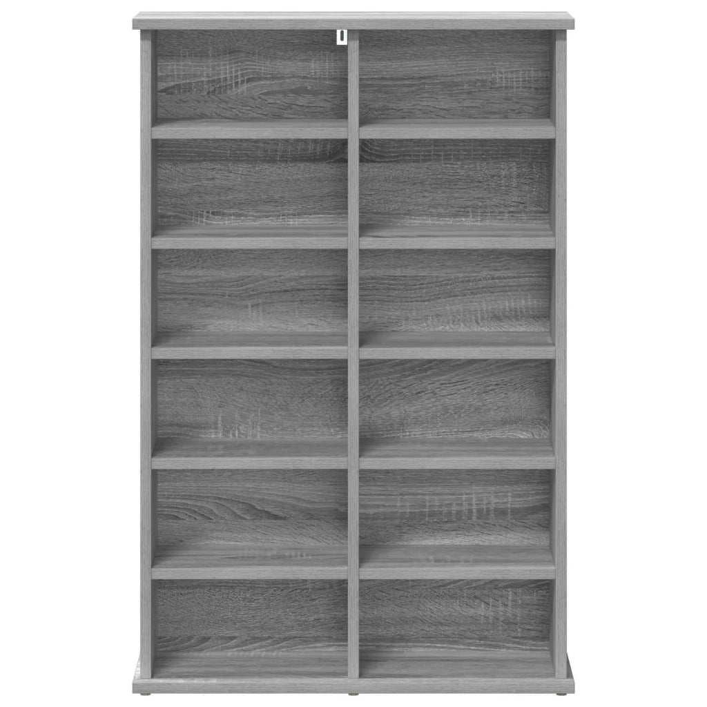 Mobile per CD Sonoma grigio 60 x 17 x 92 cm 8012740