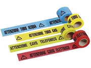 NASTRO SEGNALETICO ATTENZIONE- - cavo elettrico - 4 rotolo GEKO