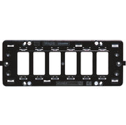Supporto scatola rettangolare 6 moduli serie bticino magic 506ls