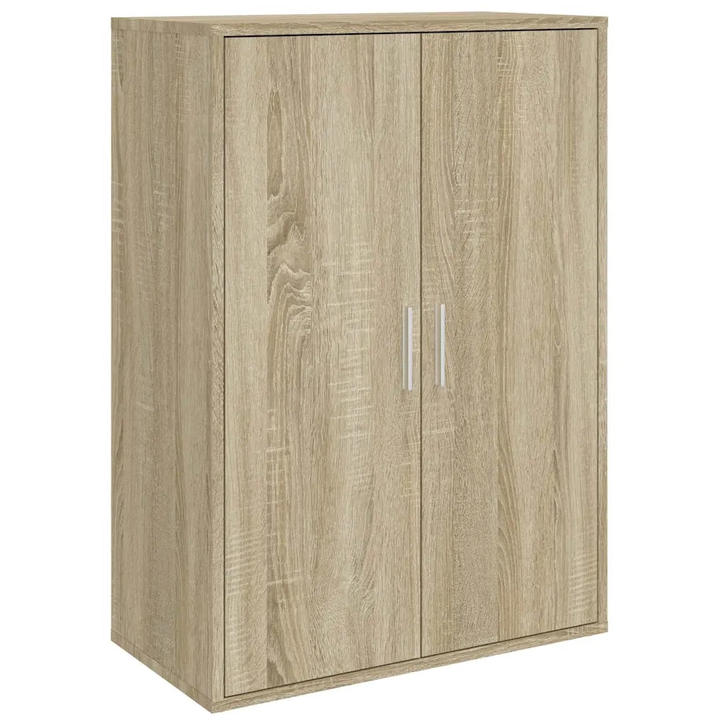 Credenze 2 pz Rovere Sonoma 60x31x84 cm in Legno Multistrato