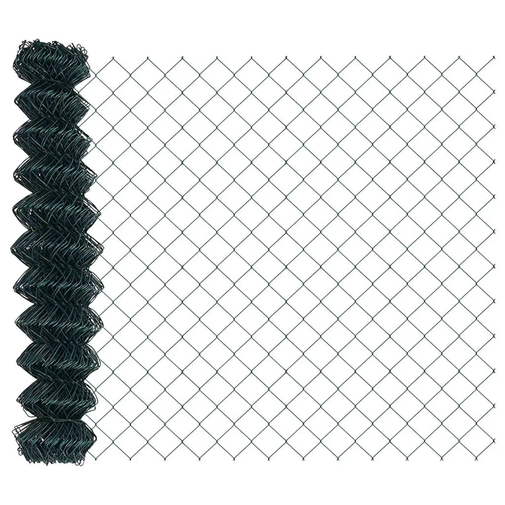Recinzione a maglie con palo 25 x 1 m Acciaio rivestito in PVC 3336248