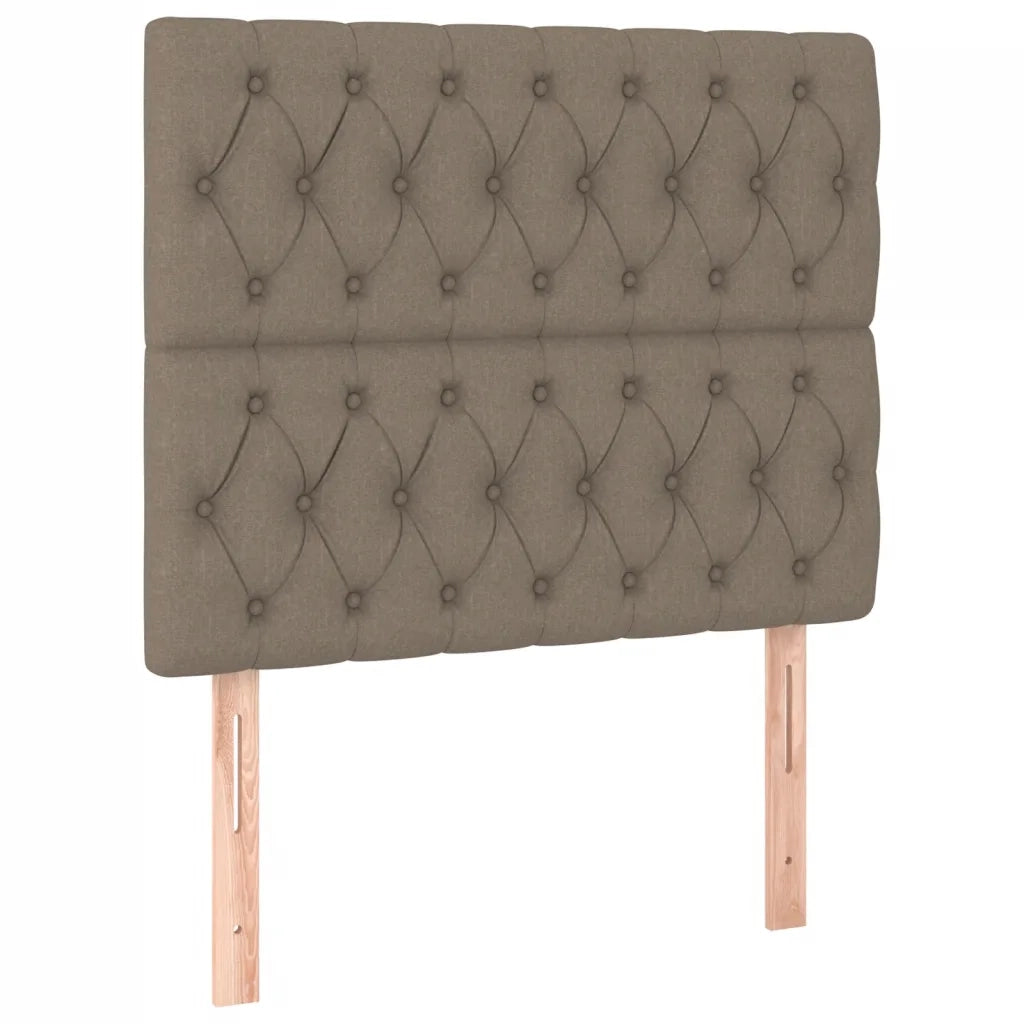Giroletto a Molle con Materasso Tortora 90x190 cm in Tessuto 3128169