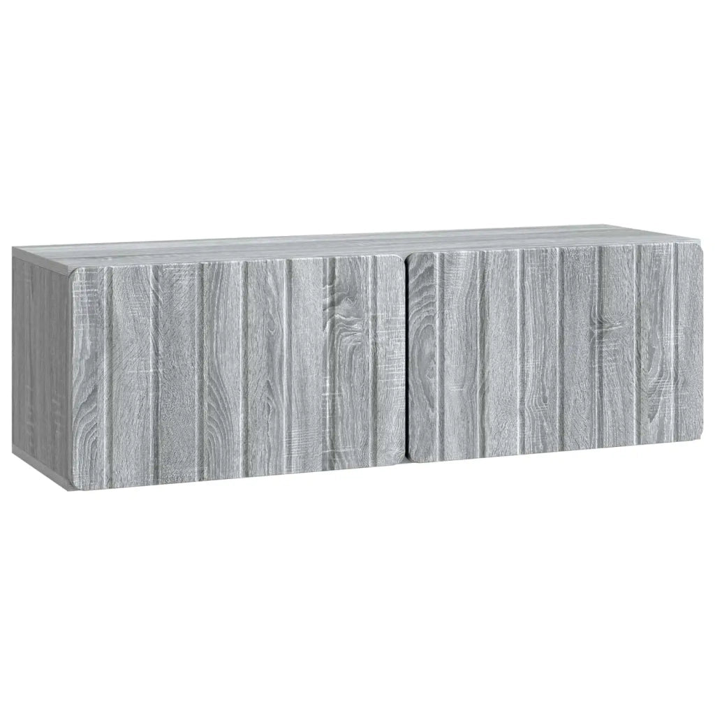 Mobile Porta TV da Muro 98 x 31 x 30 cm Sonoma grigio 898391
