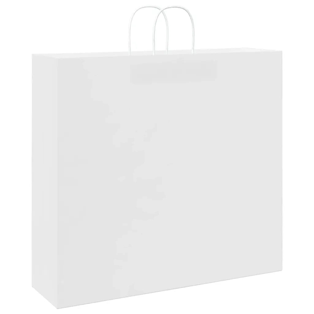 Sacchetti di Carta 250 pz con Manici Bianchi 54x15x49 cm CFW5627303