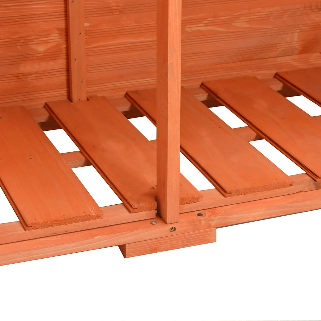 Capanno per Attrezzi in Legno 128x42x91 cm CFW5510242