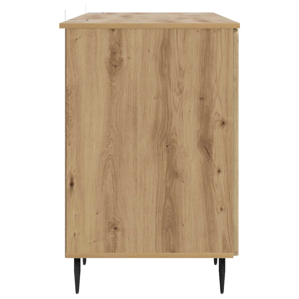Scrivania con lo scaffale Rovere Artigianale 142,5 x 50 x 75 cm
