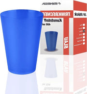 Set di bicchieri da cocktail riutilizzabili - 20 bicchieri in plastica 04 L blu