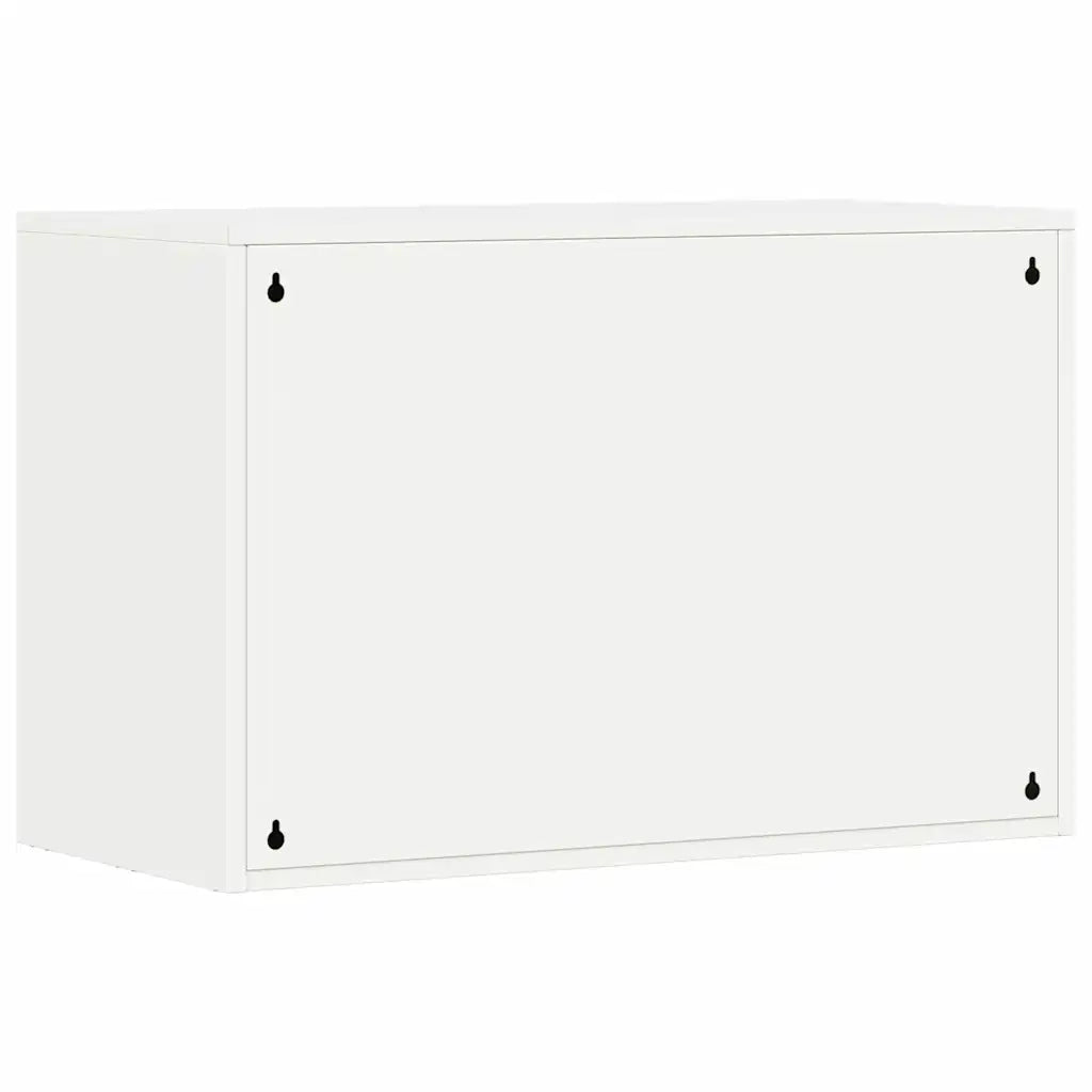 Armadio a muro per garage Bianco 80 x 40 x 53 cm