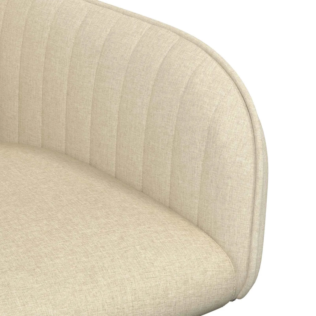 Sedie da pranzo 6 pz Tessuto Crema 56,5 x 50 x 87,5 cm 3428207