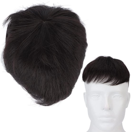 Stile per Capelli Maschili - Effetti Naturali - Adattabile Dimensione - Materiale Soffice e Setoso - Idoneo per l'Uso Giornaliero