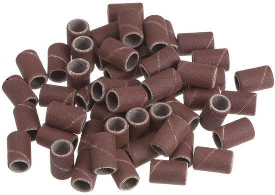 Trommelschiummatori 50 pezzi - Mini schiummatori 1/4 pollici - 240 trama - Schiumatori per trommelscalpellatore - Per legno, metallo, plastica - Adattamento regolabile