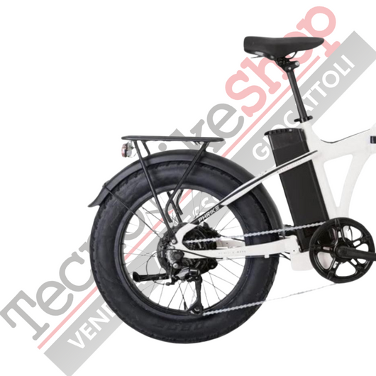 Bicicletta Elettrica A Pedalata Assistita MBM Phrike 20"-Bianco