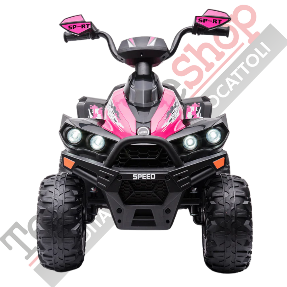 Quad Elettrico per Bambini Quad Medio Sport 12V-Rosa