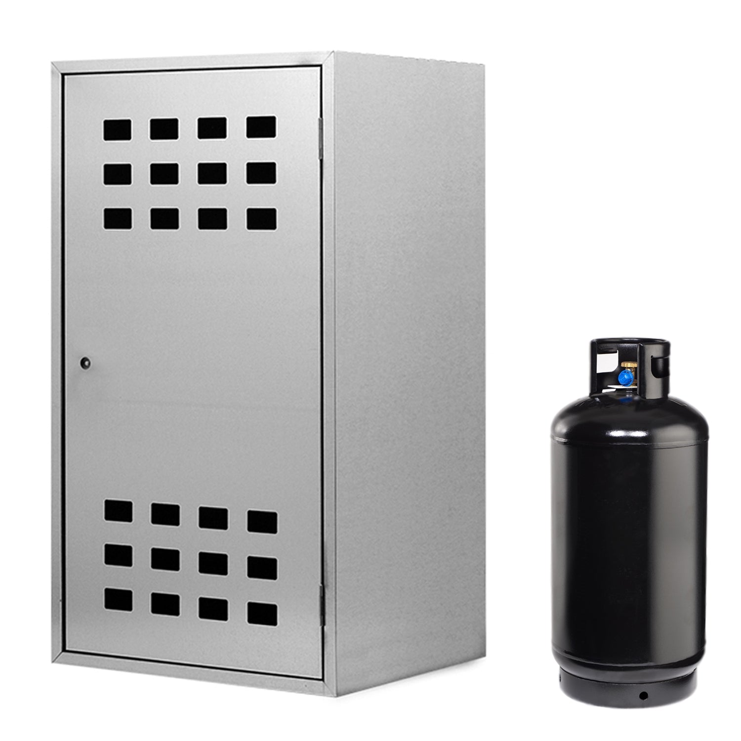 RISERVATO MARCHESE ALLINOX Armadietto 1 Bombola Gas Da esterno Portabombola Acciaio Zincato