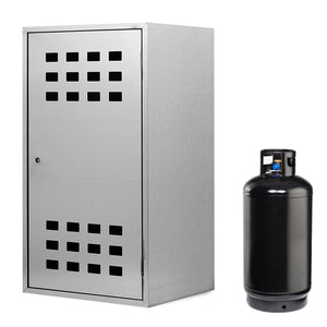 RISERVATO MARCHESE ALLINOX Armadietto 1 Bombola Gas Da esterno Portabombola Acciaio Zincato