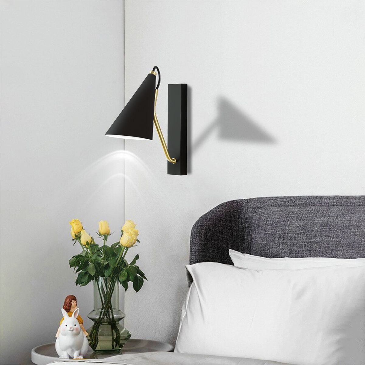 Lampada Da Parete APP1124-1W Black