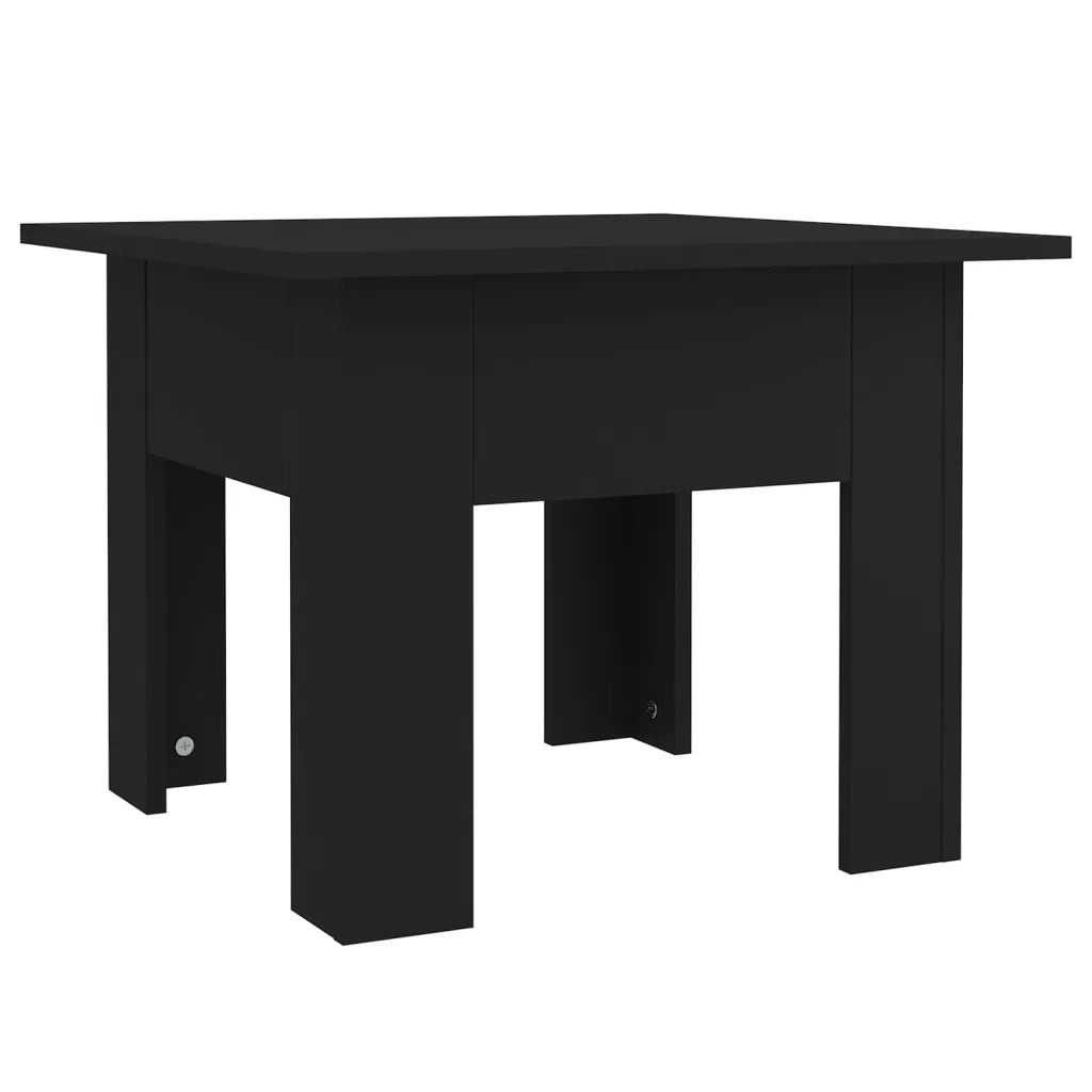 Tavolino da Salotto Nero 55x55x42 cm in Truciolato 810236
