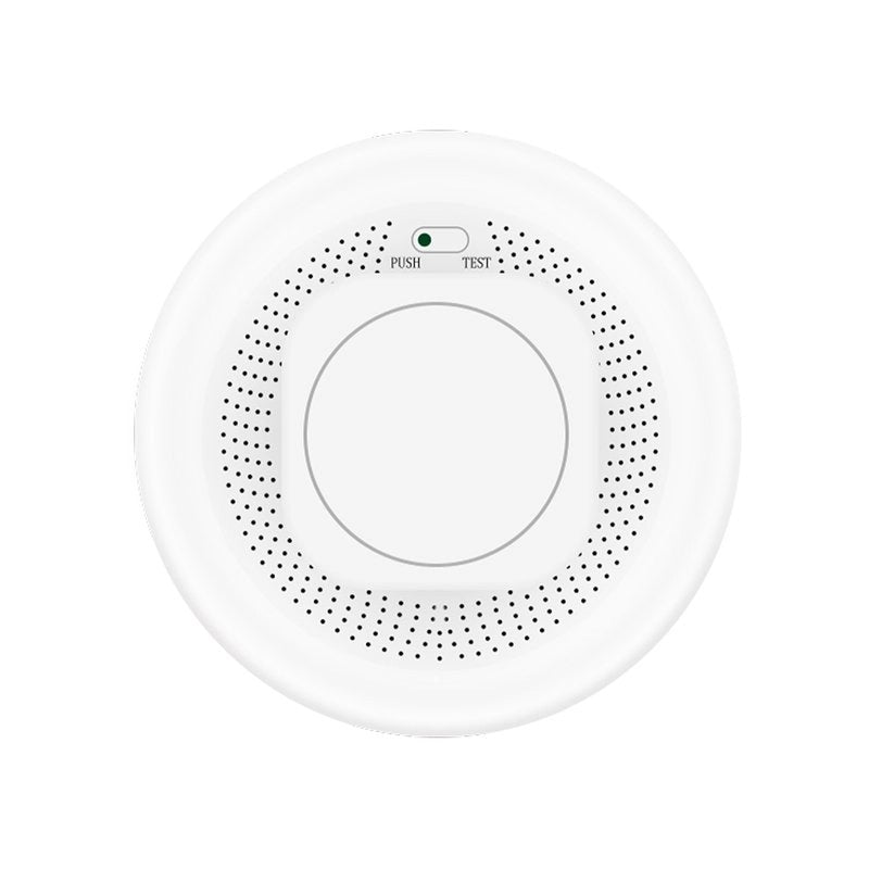 ZigBee Sensore Fumo Rilevatore di Incendio Allarme Antincendio con Sensore Fotoelettrico Indipendente