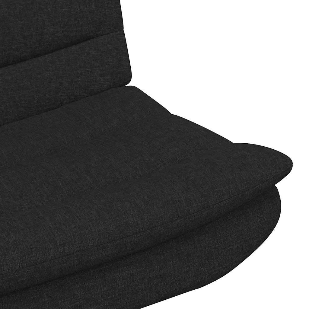 Sedia girevole Nero 63 x 75 x 76 cm Tessuto CFW9756728