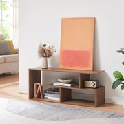Mobile Porta TV Anän Scaffale Espositore 100 x 30 x 42 cm - Effetto Noce [en.casa]