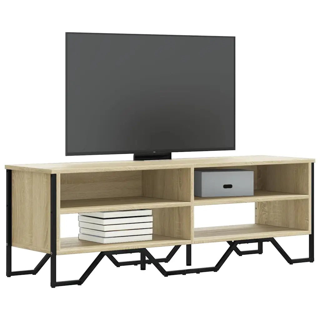 Mobile TV Rovere Sonoma 122x34x41 cm in Legno Multistrato